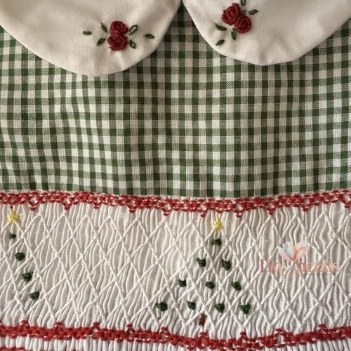 Holly Jolly Dots Smocked Dress